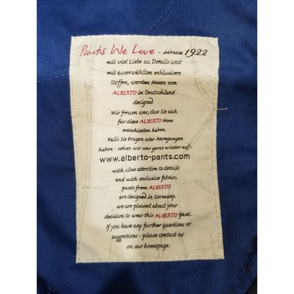 Alberto Jeans Pima Cotton Modern Fit Size 40. New Without Tags. - Picture 5 of 7